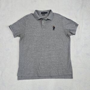 Men's Ralph Lauren Polo Shirt Teddy Bear USA FLAG Top Size Size XL Custom Fit